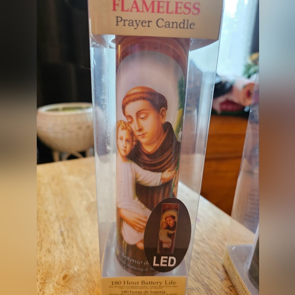 SAINT ANTHONY LED CANDLE